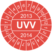 Pr�fplakette UVV